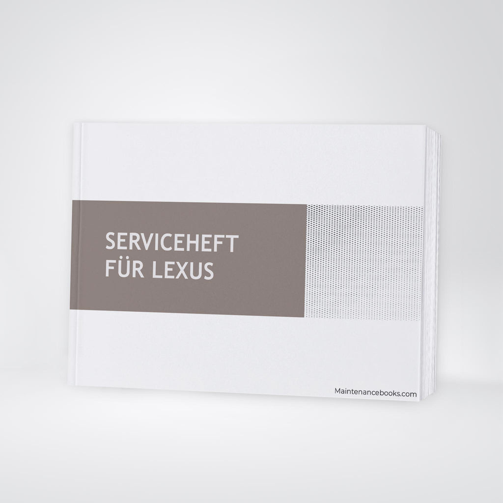 Lexus Maintenance Book | German