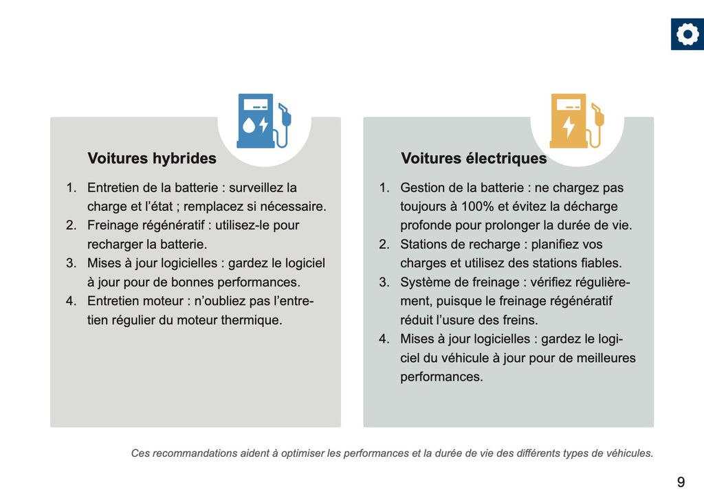 Lexus Maintenance Book | French