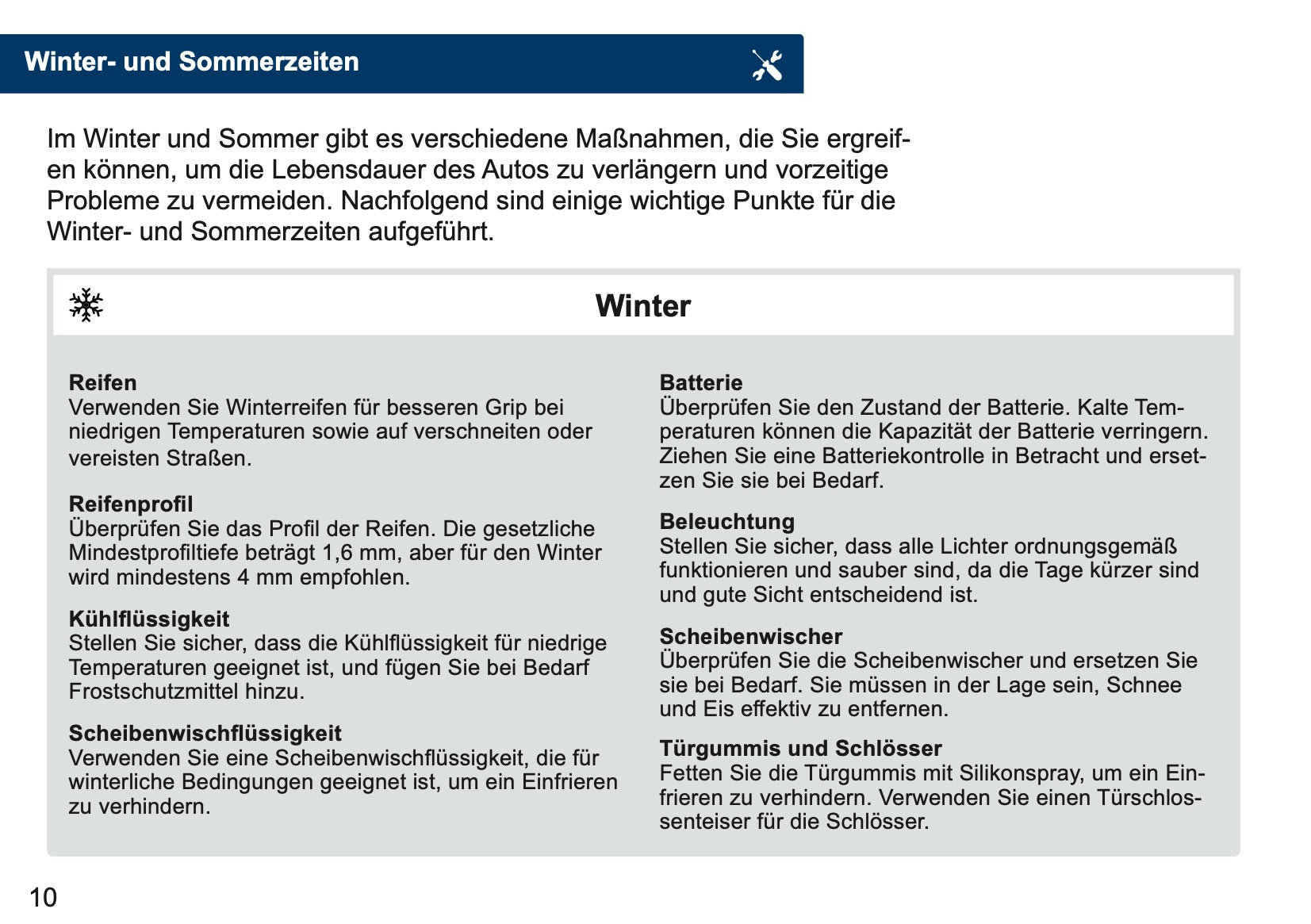 Land Rover Maintenance Book | German