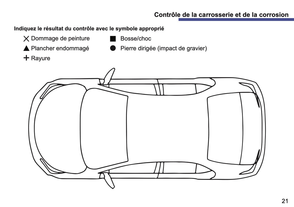 Toyota Maintenance Book | French
